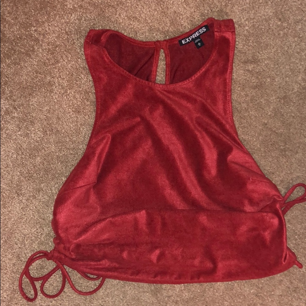 Express Suede Top 📍 - Picture 2 of 2